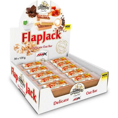 Amix Boîte De Barres énergétiques Flapjack Chocolat Double Avoine 120g 30 Unités - Publicité Amix Boîte De Barres énergétiques Flapjack Chocolat Double Avoine 120g 30 Unités - Publicité