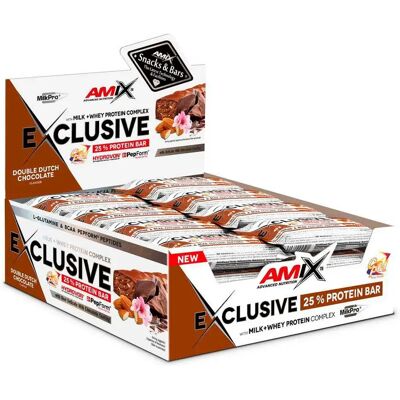 Barre Protéinée Double Chocolat - Amix Nutrition - Publicité Barre Protéinée Double Chocolat - Amix Nutrition - Publicité
