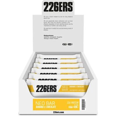226ers Boîte De Barres Protéinées Neo Chocolat Et Banane 22g 24 Unités - Publicité 226ers Boîte De Barres Protéinées Neo Chocolat Et Banane 22g 24 Unités - Publicité