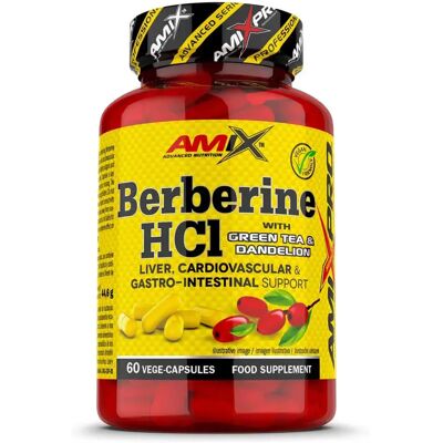 Amix Pro Berberine HCI avec Thé Vert & Pissenlit - Complément alimentaire - Publicité Amix Pro Berberine HCI avec Thé Vert & Pissenlit - Complément alimentaire - Publicité