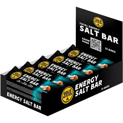 Gold Nutrition Boîte De Barres énergétiques Endurance Salt Chocolat&amande&noix De Coco 40g 15 Unités - Publicité Gold Nutrition Boîte De Barres énergétiques Endurance Salt Chocolat&amande&noix De Coco 40g 15 Unités - Publicité