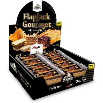 Amix Barre énergétique Flapjack Gourmet 100g Chocolat Noir Et Caramel 30 Unités - Publicité Amix Barre énergétique Flapjack Gourmet 100g Chocolat Noir Et Caramel 30 Unités - Publicité