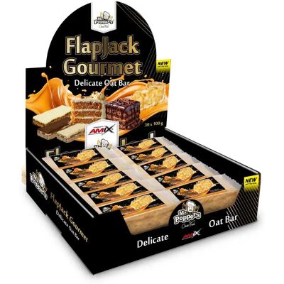Amix Barre énergétique Flapjack Gourmet 100g Chocolat Blanc Et Caramel 30 Unités - Publicité Amix Barre énergétique Flapjack Gourmet 100g Chocolat Blanc Et Caramel 30 Unités - Publicité