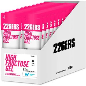 226ers Boîte De Gels énergétiques High Fructose Fraise 80g 24 Unités - Publicité 226ers Boîte De Gels énergétiques High Fructose Fraise 80g 24 Unités - Publicité