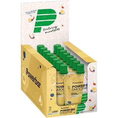 Powerbar Boîte De Gels énergétiques Powergel Smoothie Banane Et Myrtille 90g 16 Unités - Publicité Powerbar Boîte De Gels énergétiques Powergel Smoothie Banane Et Myrtille 90g 16 Unités - Publicité