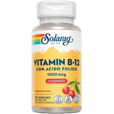 Solaray Vitamine B12 2000mcg Sublinguale - Complément alimentaire - Publicité Solaray Vitamine B12 2000mcg Sublinguale - Complément alimentaire - Publicité