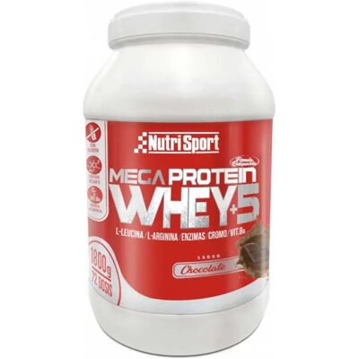 Nutrisport Mega Protein Whey+5 - Poudre de Protéines - Publicité Nutrisport Mega Protein Whey+5 - Poudre de Protéines - Publicité