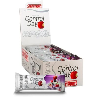 Nutrisport Barres Jour de Contrôle Fruits Rouges - Barres de Protéines - Publicité Nutrisport Barres Jour de Contrôle Fruits Rouges - Barres de Protéines - Publicité