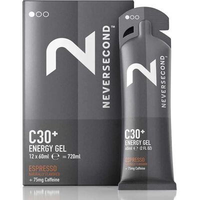 Neversecond Boîte De Gels énergétiques C30+ Espresso 60ml 12 Unités - Publicité Neversecond Boîte De Gels énergétiques C30+ Espresso 60ml 12 Unités - Publicité