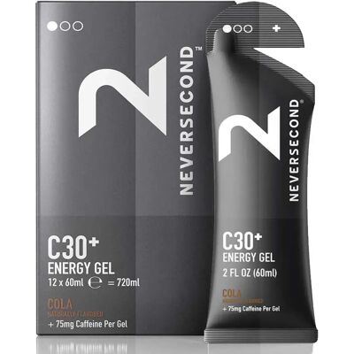 NeverSecond C30+ Energy Gel Cola - Gel Énergétique - Publicité NeverSecond C30+ Energy Gel Cola - Gel Énergétique - Publicité