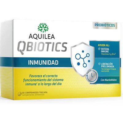 Aquilea Comprimés Qbiotics Immunity Extended Probiotic 30 Unités Multicolour One Size - Publicité Aquilea Comprimés Qbiotics Immunity Extended Probiotic 30 Unités Multicolour One Size - Publicité