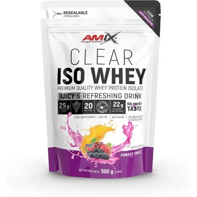 Amix Clear Iso Whey 500g - Saveurs Rafraîchissantes - Protéine de Lactosérum - Publicité Amix Clear Iso Whey 500g - Saveurs Rafraîchissantes - Protéine de Lactosérum - Publicité