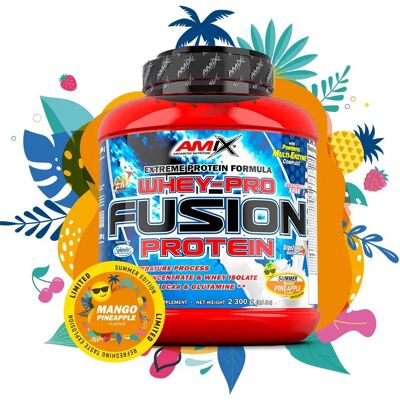 Amix Isolat De Protéine De Lactosérum Fusion Mangue Et Ananas 1000g - Publicité Amix Isolat De Protéine De Lactosérum Fusion Mangue Et Ananas 1000g - Publicité
