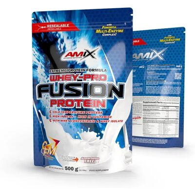 AMIX Whey-Pro Fusion - Poudre de Protéines - Publicité AMIX Whey-Pro Fusion - Poudre de Protéines - Publicité
