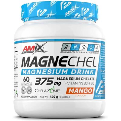 Amix énergie Magnechel Magnesium Chelate Mango 420g - Publicité Amix énergie Magnechel Magnesium Chelate Mango 420g - Publicité