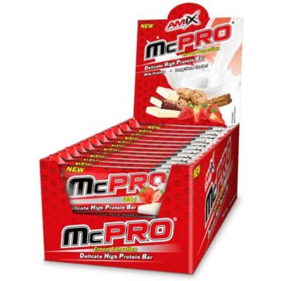 Amix Boîte De Barres Protéinées Mcpro Canelle 35g 24 Unités - Publicité Amix Boîte De Barres Protéinées Mcpro Canelle 35g 24 Unités - Publicité