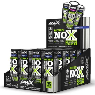 Amix NitroNox Shooter - Raisin Bleu - Supplément Sportif - Publicité Amix NitroNox Shooter - Raisin Bleu - Supplément Sportif - Publicité