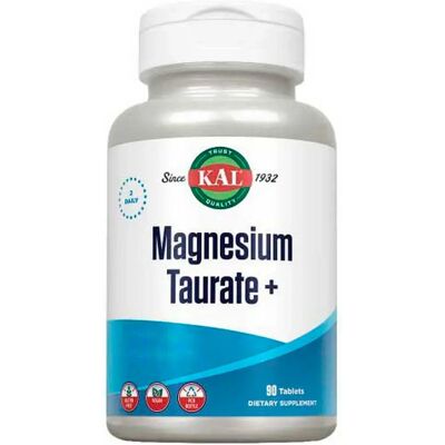 KAL Taurate de Magnésium + - 400 mg - 90 Comprimés - Publicité KAL Taurate de Magnésium + - 400 mg - 90 Comprimés - Publicité