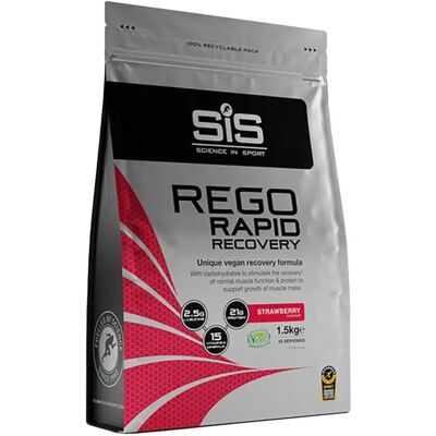 SIS Poudre De Boisson De Récupération Rego Rapid Fraise 1.5kg - Publicité SIS Poudre De Boisson De Récupération Rego Rapid Fraise 1.5kg - Publicité