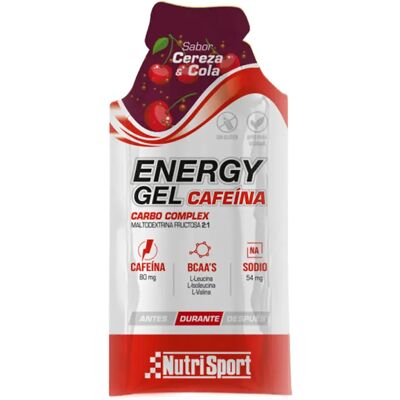 Gel Énergétique NutriSport - 24x35g Cerise-Cola - Boost d'énergie pour sportifs - Publicité Gel Énergétique NutriSport - 24x35g Cerise-Cola - Boost d'énergie pour sportifs - Publicité