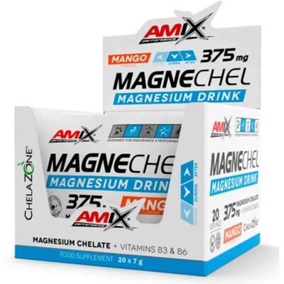 Amix Boîte De Boisson Énergétique Monodose Magnechel® Magnesium Chelate 375mg 20 Unités - Publicité Amix Boîte De Boisson Énergétique Monodose Magnechel® Magnesium Chelate 375mg 20 Unités - Publicité