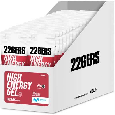 226ers Boîte De Gels énergétiques High Caffeine Cerise 45g 32 Unités - Publicité 226ers Boîte De Gels énergétiques High Caffeine Cerise 45g 32 Unités - Publicité
