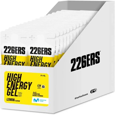 226ers Boîte De Gels énergétiques High Citron 45g 32 Unités - Publicité 226ers Boîte De Gels énergétiques High Citron 45g 32 Unités - Publicité