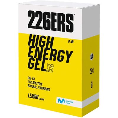 226ers Boîte De Gels énergétiques High Energy Citron 45g 8 Unités - Publicité 226ers Boîte De Gels énergétiques High Energy Citron 45g 8 Unités - Publicité