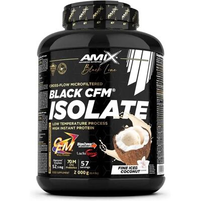 Amix Protéine Black Cfm Isolate Whey 2kg Coco - Publicité Amix Protéine Black Cfm Isolate Whey 2kg Coco - Publicité