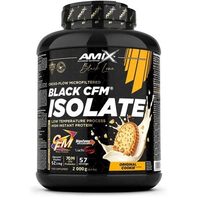 Amix Protéine Black Cfm Isolate Whey 2kg Biscuit - Publicité Amix Protéine Black Cfm Isolate Whey 2kg Biscuit - Publicité