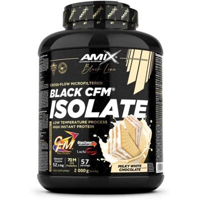 Amix Protéine Black Cfm Isolate Whey 2kg Chocolat Blanc - Publicité Amix Protéine Black Cfm Isolate Whey 2kg Chocolat Blanc - Publicité