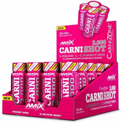 Amix Nutrition CarniShot 3000 - Complément Alimentaire Brûleur de Graisse - Publicité Amix Nutrition CarniShot 3000 - Complément Alimentaire Brûleur de Graisse - Publicité
