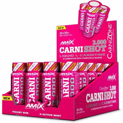 Amix CarniShot 3000 - Énergie & Brûleur de Graisse - Publicité Amix CarniShot 3000 - Énergie & Brûleur de Graisse - Publicité
