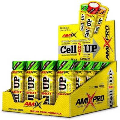 Amix CellUp Shot 20x60ml - Énergie - Publicité Amix CellUp Shot 20x60ml - Énergie - Publicité