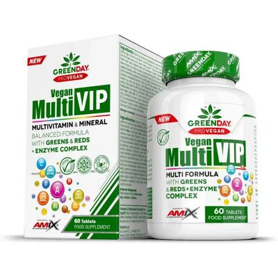 Amix Greenday® Provegan Multivitamines Végan 60 Unités - Publicité Amix Greenday® Provegan Multivitamines Végan 60 Unités - Publicité