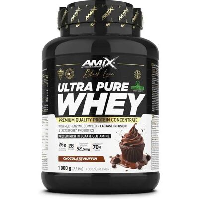 Amix Protéine Ultra Pure Whey 1kg Muffin Au Chocolat - Publicité Amix Protéine Ultra Pure Whey 1kg Muffin Au Chocolat - Publicité