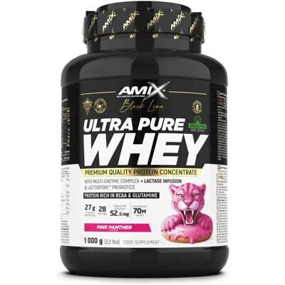 Amix Protéine Ultra Pure Whey 1kg Pink Panther - Publicité Amix Protéine Ultra Pure Whey 1kg Pink Panther - Publicité