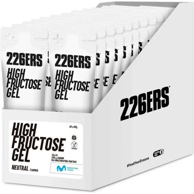 226ers Boîte De Gels énergétiques High Fructose Saveur Neutre 80g 24 Unités - Publicité 226ers Boîte De Gels énergétiques High Fructose Saveur Neutre 80g 24 Unités - Publicité