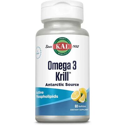 Kal Capsules Molles Omega 3 Krill™ 60 Unités - Publicité Kal Capsules Molles Omega 3 Krill™ 60 Unités - Publicité