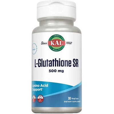 KAL L-Glutathione SR 500 Mg VegCaps - Complément alimentaire - Publicité KAL L-Glutathione SR 500 Mg VegCaps - Complément alimentaire - Publicité