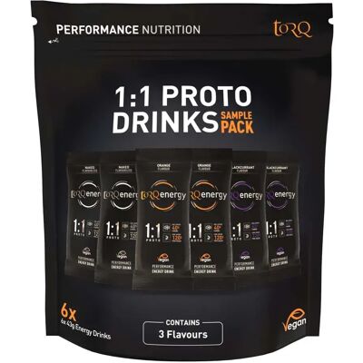 Torq Boîte De Boisson Énergétique Monodose 1:1 Proto 43g 6 Unités - Publicité Torq Boîte De Boisson Énergétique Monodose 1:1 Proto 43g 6 Unités - Publicité