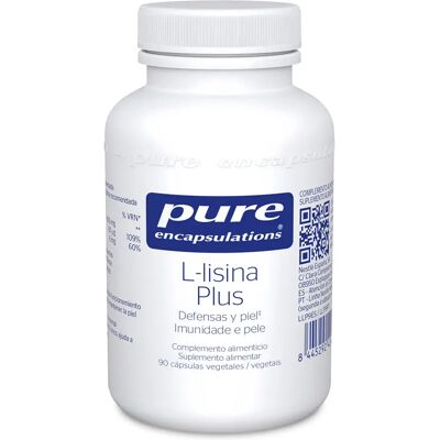Pure Encapsulations Capsules L-lisina Plus 90 Unités - Publicité Pure Encapsulations Capsules L-lisina Plus 90 Unités - Publicité