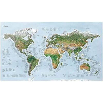 Awesome Maps - Surftrip Map - Green Edition - Carte - Publicité Awesome Maps - Surftrip Map - Green Edition - Carte - Publicité