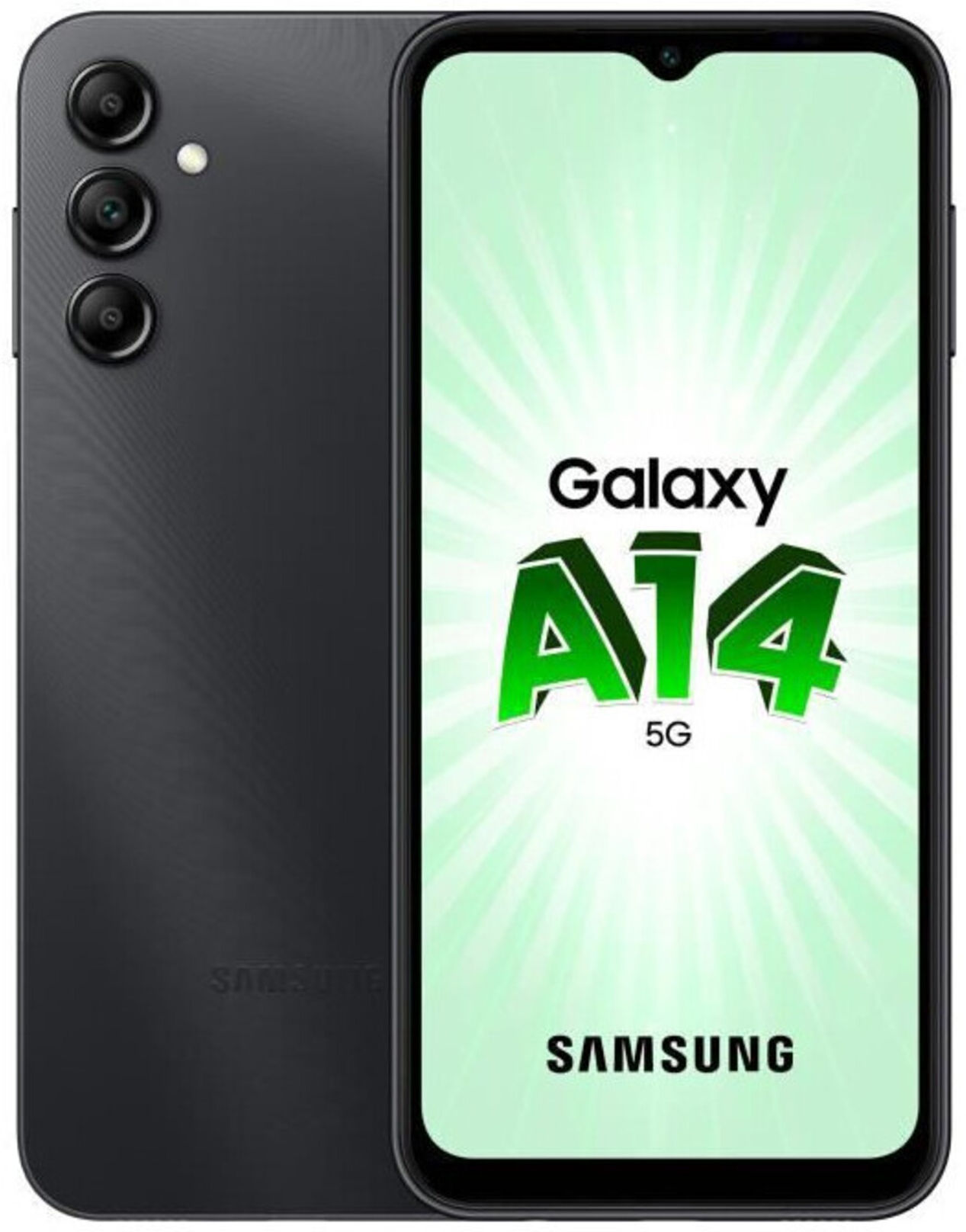 Samsung Galaxy A14 (5G) 64 Go, Noir, Débloqué - Reconditionné