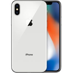 Apple iPhone X 64 Go, Argent, débloqué - Reconditionné