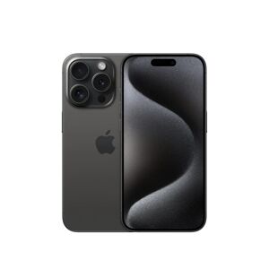 Apple iPhone 15 Pro (5G) 128 Go, Titane noir, Débloqué - Neuf