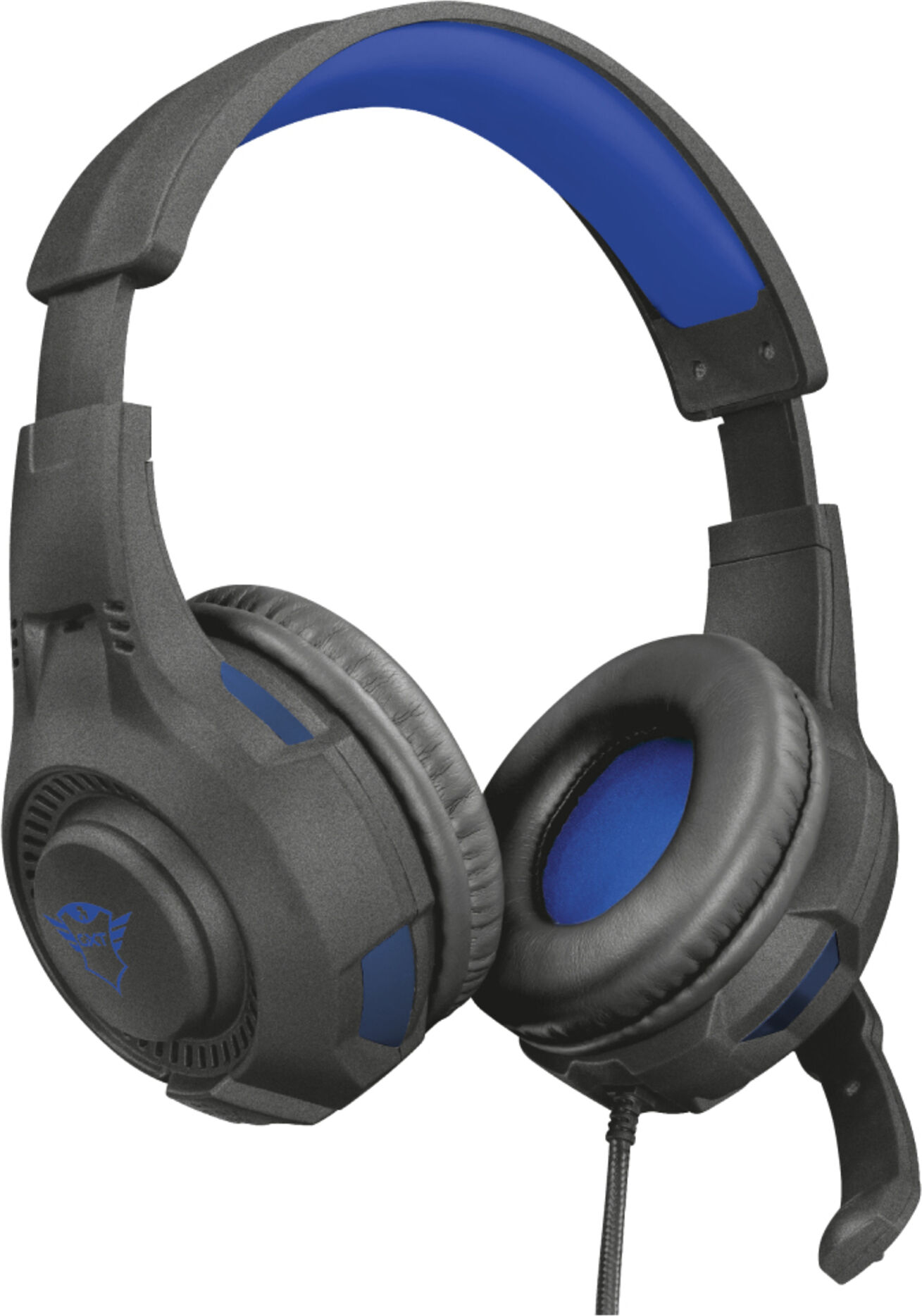 Trust GXT 307B Ravu Gaming Headset for PS4 Casque Avec fil Arceau Jouer Noir, Bleu - Neuf