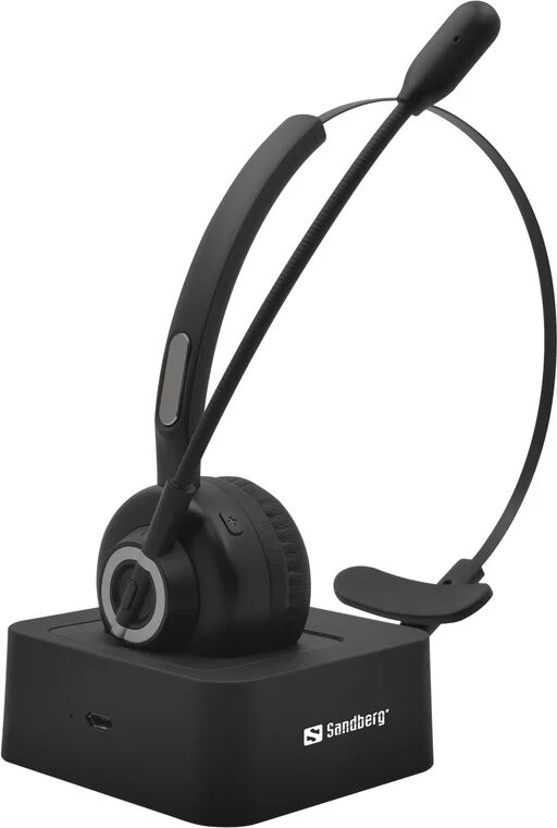 Sandberg Bluetooth Office Headset Pro Casque Sans fil Arceau Bureau/Centre d'appels Noir - Neuf