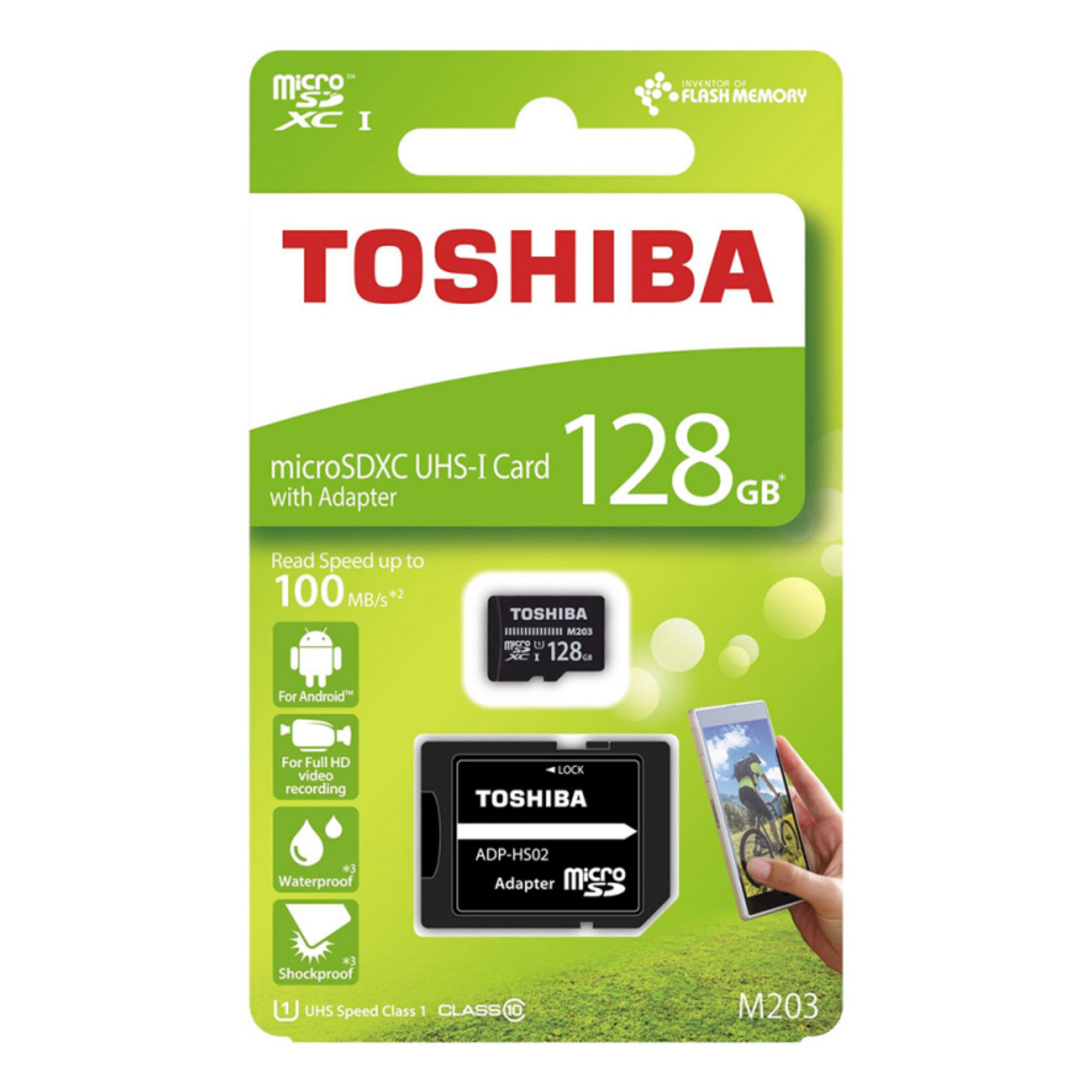 Carte Mémoire Toshiba 128 Go (Avec Adaptateur carte SD) - Neuf