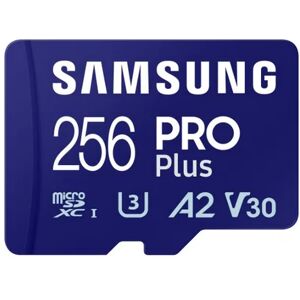 CARTE MEMOIRE SAMSUNG 256G MICRO SD PRO PLUS avec adaptateur